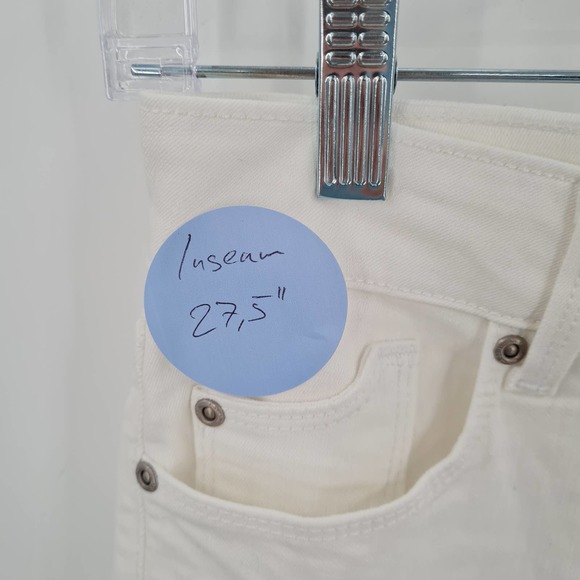 NYDJ Off White Ankle High Waist Skinny Jeans Size 2 NWT - Picture 5 of 7